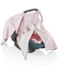 Покривало за кошница за кола BabyJem - Розово - 2t