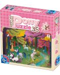 Пъзел D-Toys от 35 части - Понита, в розова кутия - 1t