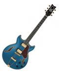 Полу-акустична китара Ibanez - AMH90, Prussian Blue Metallic - 1t