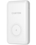 Портативна батерия Canyon - PB-1001 Magsafe, 10000 mAh, бяла - 2t