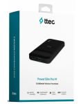 Портативна батерия ttec - PowerSlim Pro M, 10000 mAh, черна - 4t