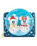 Портмоне Loungefly Disney: Mickey Mouse - Mickey and Minnie Snow Globe - 1t