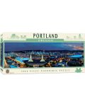 Панорамен пъзел Master Pieces от 1000 части - Портланд, Орегон - 1t