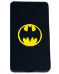 Портативна батерия Warner Bros - Batman, 6000 mAh, черна - 1t