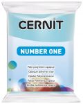 Полимерна глина Cernit №1 - Карибско синя, 56 g - 1t