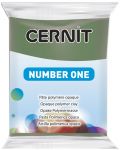 Полимерна глина Cernit №1 - Маслено зелена, 56 g - 1t