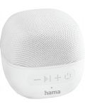 Портативна колонка Hama - Cube 2.0, бяла - 2t