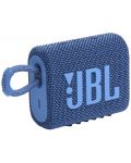 Портативна колонка JBL - Go 3 Eco, синя - 3t