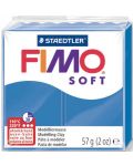 Полимерна глина Staedtler Fimo Soft - 57 g, синя - 1t