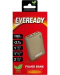 Портативна батерия EVEREADY - Mini, 10000 mAh, златиста - 2t