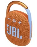 Портативна колонка JBL - Clip 4, оранжева - 3t
