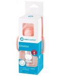 Полипропиленова бутилка с дръжки Bebe Confort - Sweet Bunny, 270 ml, розова - 2t