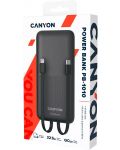 Портативна батерия Canyon - PB-1010, 10000 mAh, черна - 4t