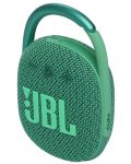 Портативна колонка JBL - Clip 4 Eco, зелена - 2t