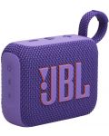 Портативна колонка JBL - Go 4, лилава - 3t