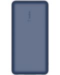 Портативна батерия Belkin - Boost Charge, 20000 mAh, кабел USB-C, синя - 2t