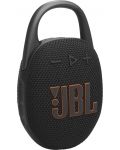 Портативна колонка JBL - Clip 5, черна - 1t