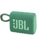 Портативна колонка JBL - Go 3 Eco, зелена - 3t