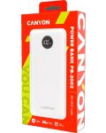 Портативна батерия Canyon - PB-2002, 20000 mAh, бяла - 2t