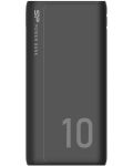 Портативна батерия Silicon Power - GP15, 10000 mAh, черна - 1t