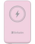 Портативна батерия Verbatim - MCP-10PK, 10000 mAh, розова - 1t