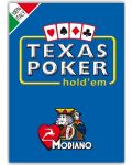 Покер карти Texas Hold’em Poker Modiano - син гръб - 1t