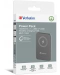 Портативна батерия Verbatim - MCP-10GY Power Pack, 10000 mAh, сива - 4t