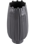 Порцеланова ваза ADS - Сива, 12 х 12 х 24.5 cm - 2t