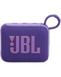 Портативна колонка JBL - Go 4, лилава - 1t