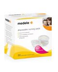 Подплънки за кърма Medela - Safe&Dry, 30 броя - 2t
