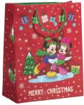 Подаръчна торбичка Zoewie Disney - Mickey and Minnie, 26 x 13.5 x 33.5 cm - 1t