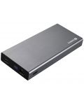 Портативна батерия Sandberg - USB-C PD 100W, 20000 mAh/100W, сива - 1t