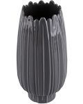 Порцеланова ваза ADS - Сива, 9.5 х 9.5 x 19 cm - 2t