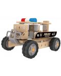 Дървен конструктор Classic World - Полицейски автомобил - 1t