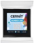 Полимерна глина Cernit №1 - Черна, 250 g - 1t