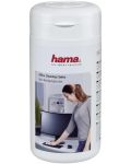 Почистващи кърпички Hama - 113806, 100 бр., бели - 1t