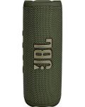 Портативна колонка JBL - Flip 6, водоустойчива, зелена - 3t