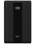 Портативна батерия Silicon Power - QP55, 10000 mAh, черна - 1t