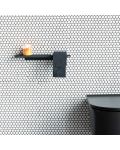 Поставка за тоалетна хартия с рафт Brabantia - MindSet, Mineral Infinite Grey - 6t