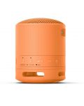 Портативна колонка Sony - SRS-XB100, оранжева - 10t