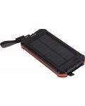 Портативна батерия Sandberg - Solar 3 в 1, 10000 mAh, черна - 2t