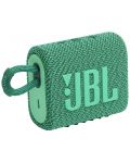 Портативна колонка JBL - Go 3 Eco, зелена - 2t