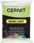 Полимерна глина Cernit Neon Light - Зелена, 56 g - 1t