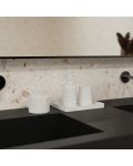Поставка за памучни тампони Inter Ceramic - Дейзи, бяла - 2t