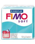 Полимерна глина Staedtler Fimo Soft - Ментово синьо, 57 g - 1t
