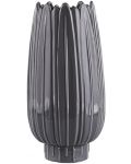 Порцеланова ваза ADS - Сива, 12 х 12 х 24.5 cm - 1t