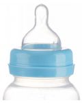 Полипропиленово шише за хранене с широко гърло с биберон Zizito - Little Angel, синьо, 250 ml - 3t