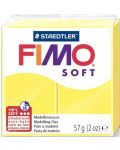 Полимерна глина Staedtler Fimo Soft - 57 g, лимонено жълто - 1t