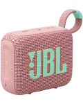 Портативна колонка JBL - Go 4, розова - 3t