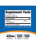 Policosanol, 40 mg, 120 капсули, Nutricost - 4t